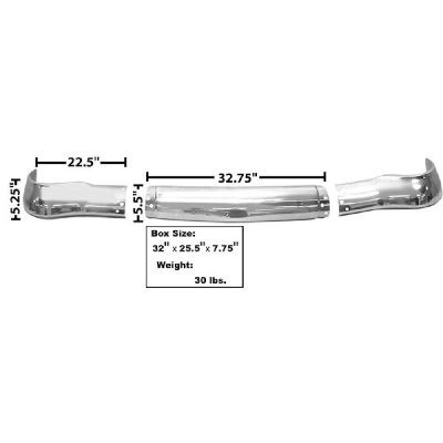 GLA4051 Front Bumper Face Bar